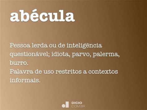 abecula|abécula